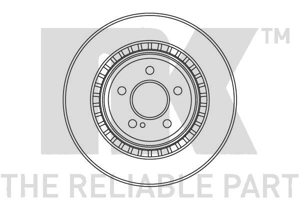 NF PARTS Тормозной диск 203379NF